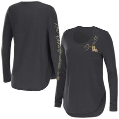 New Orleans Saints WEAR by Erin Andrews Women's Team Scoop Neck T-Shirt