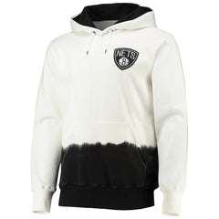 Brooklyn Nets FISLL Double Dribble Dip-Dye Pullover Hoodie Online
