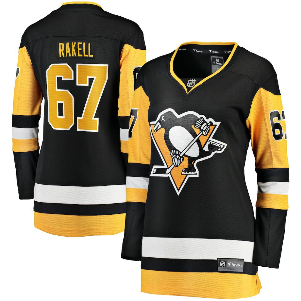 Rickard Rakell Pittsburgh Penguins Women's Fanatics Home Breakaway Player Jersey For Sale