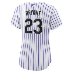 Kris Bryant Colorado Rockies Women's Replica Player Jersey - White/Purple