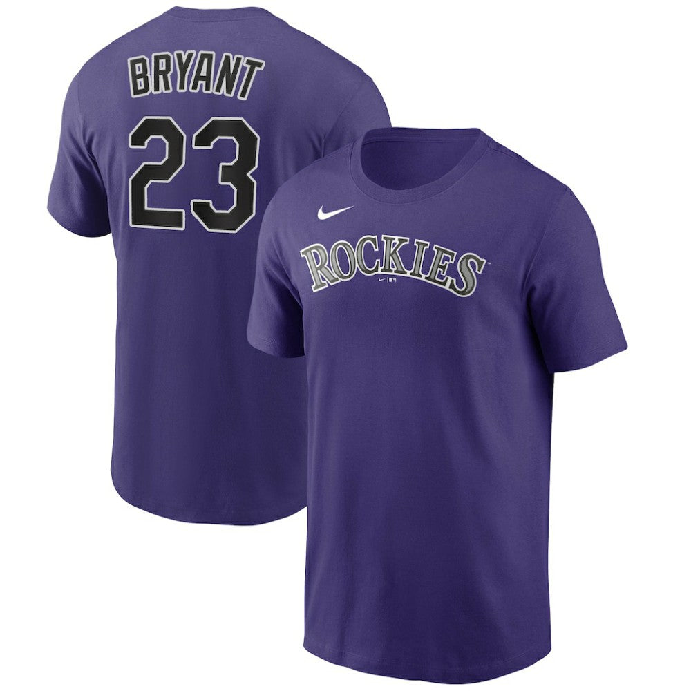Kris Bryant Colorado Rockies Nike Name & Number T-Shirt | MLB On Sale