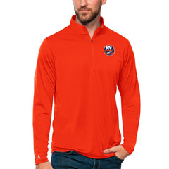 New York Islanders Antigua Tribute Quarter-Zip Pullover Top Discount