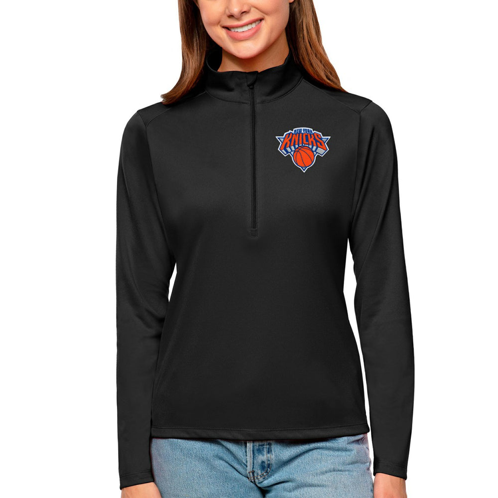 New York Knicks Antigua Women's Tribute Half-Zip Top Discount