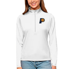 Indiana Pacers Antigua Women's Tribute Half-Zip Top Discount