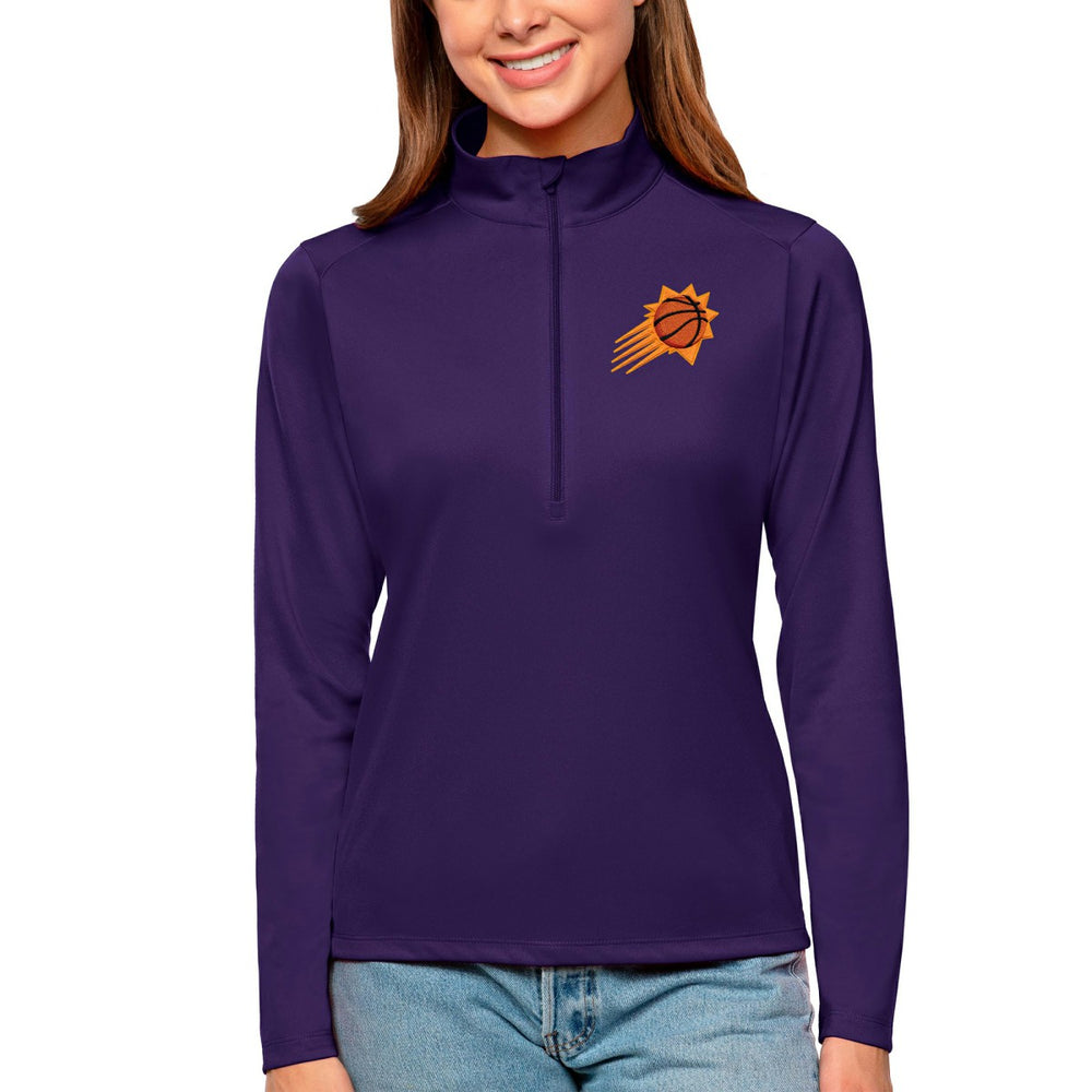 Phoenix Suns Antigua Women's Tribute Half-Zip Top Online