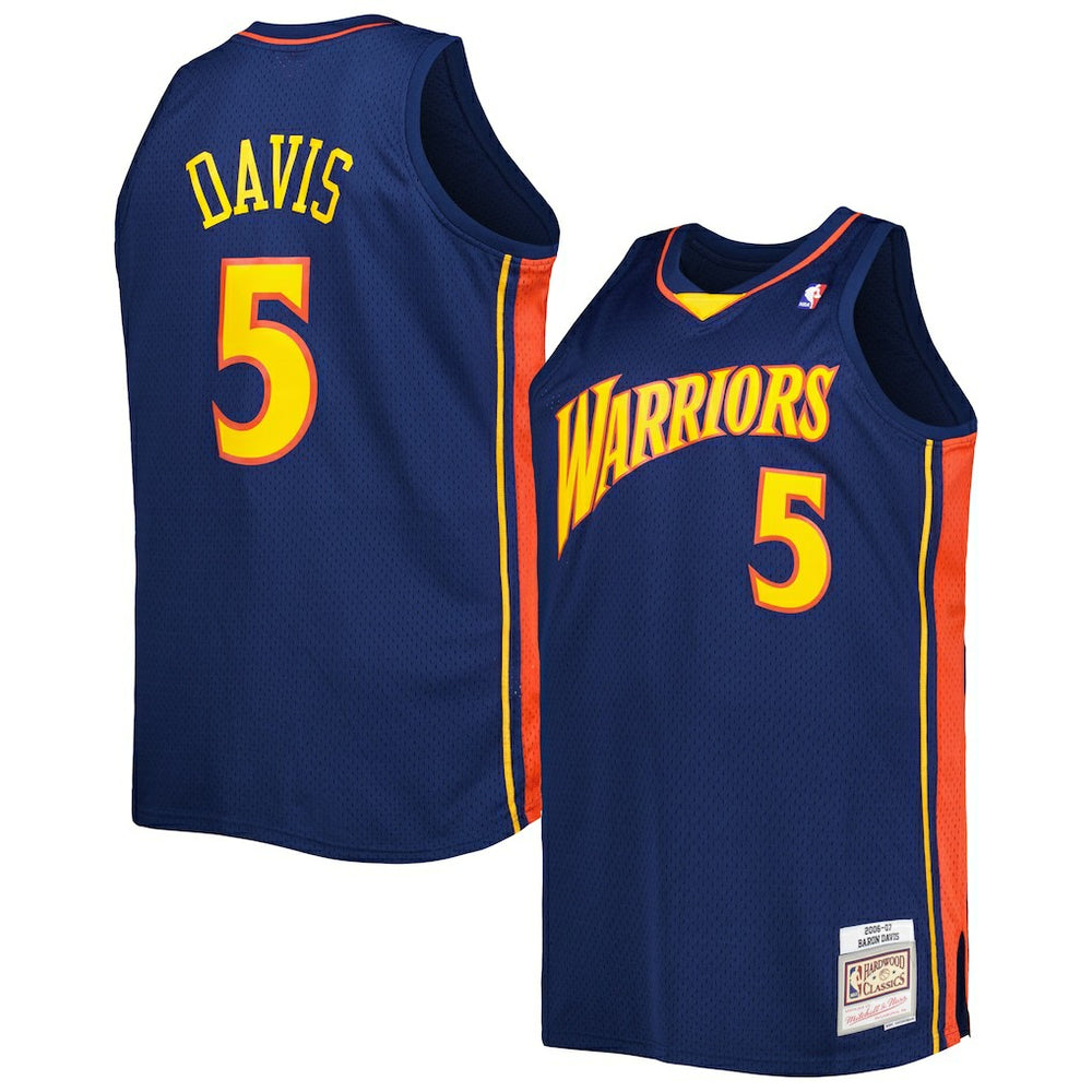 Baron Davis Golden State Warriors Big & Tall Hardwood Classics 2006/07 Swingman Jersey sale Outlet