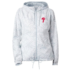 Philadelphia Phillies Columbia Women's Flash Forward Full-Zip Windbreaker Jacket | MLB Near me