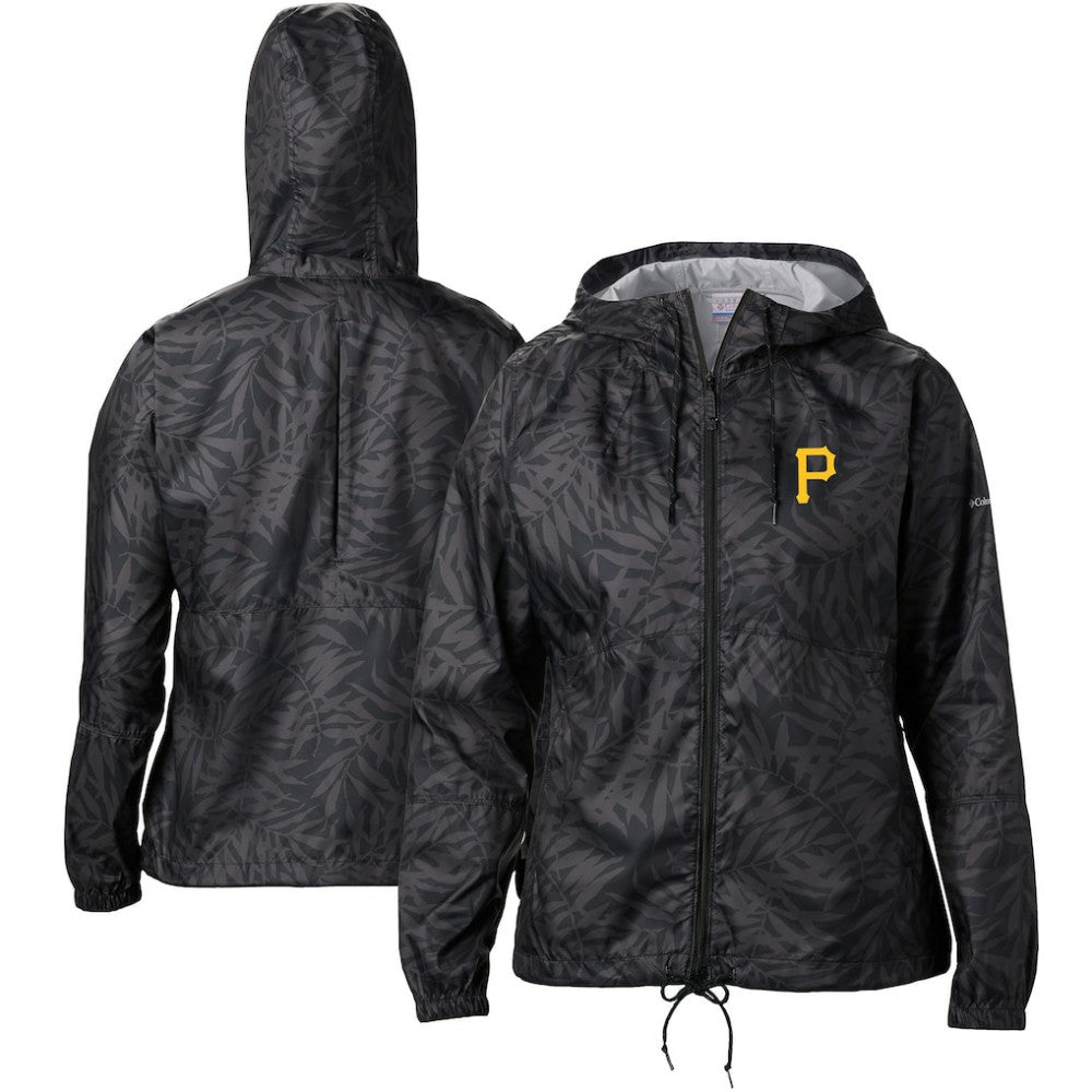 Pittsburgh Pirates Columbia Women's Team Flash Forward Full-Zip Windbreaker Jacket | MLB On Sale