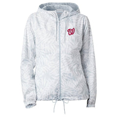 Washington Nationals Columbia Women's Flash Forward Full-Zip Windbreaker Jacket | MLB Discount