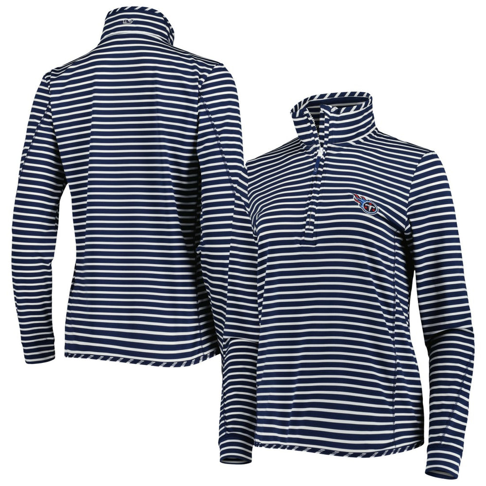 Tennessee Titans Vineyard Vines Women's Sankaty Shep Half-Zip Pullover Top