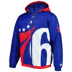 Philadelphia 76ers Starter The Triple Double Full-Zip Hoodie Jacket On Sale