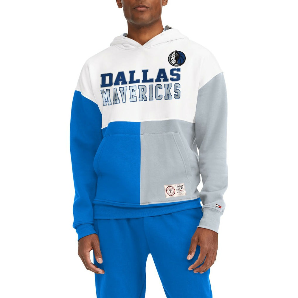 Dallas Mavericks Tommy Jeans Andrew Split Pullover Hoodie sale For Sale