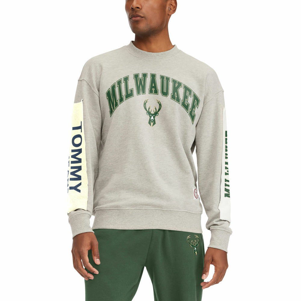 Milwaukee Bucks Tommy Jeans James Patch Pullover Sweatshirt Online