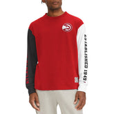 Atlanta Hawks Tommy Jeans Richie Color Block Long Sleeve T-Shirt Outlet