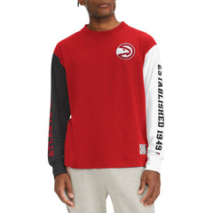 Atlanta Hawks Tommy Jeans Richie Color Block Long Sleeve T-Shirt Outlet
