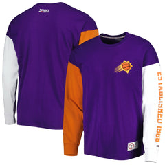 Phoenix Suns Tommy Jeans Richie Color Block Long Sleeve T-Shirt Outlet