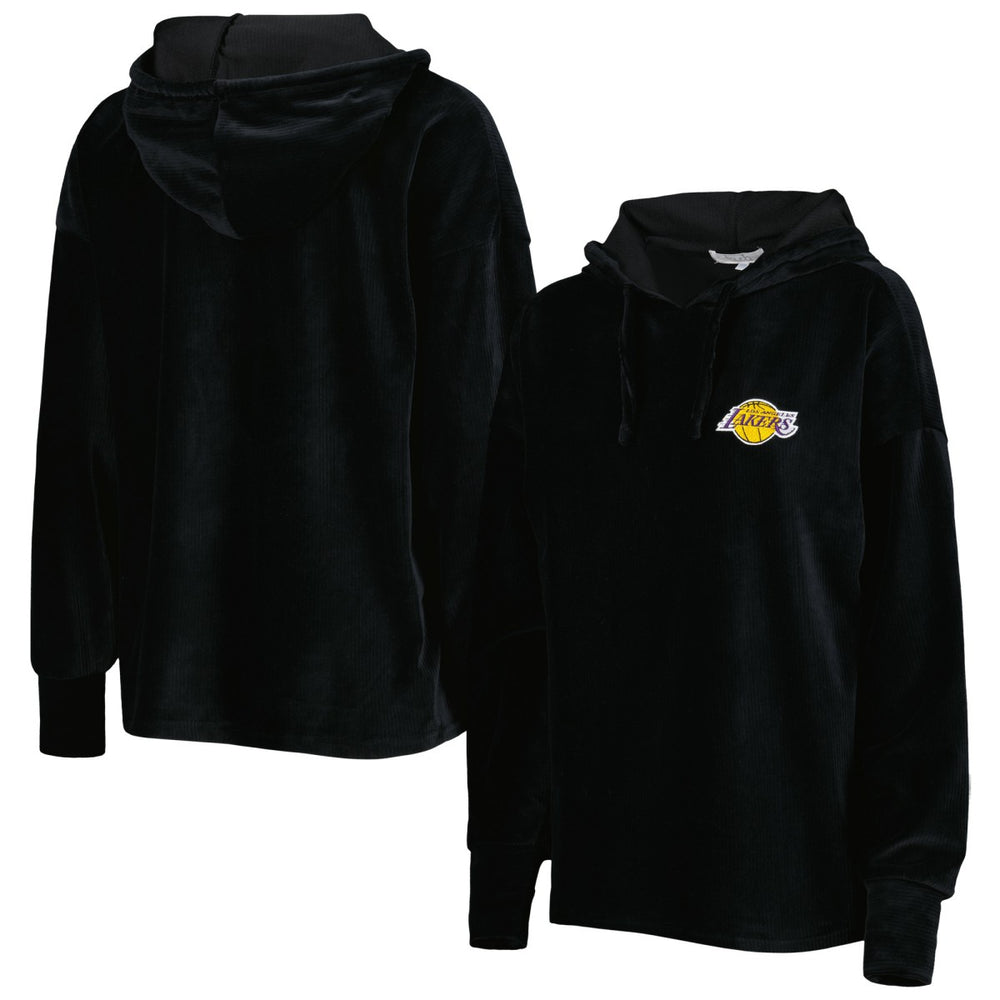 Los Angeles Lakers Touch Women's End Line Velour Pullover Hoodie On Sale