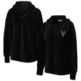 Milwaukee Bucks Touch Women's End Line Velour Pullover Hoodie Online