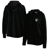 Brooklyn Nets Touch Women's End Line Velour Pullover Hoodie Online