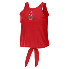 Boston Red Sox WEAR by Erin Andrews Women's Open Back Twist Tie Tank Top | MLB Online