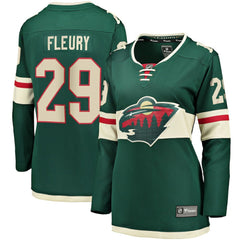 Marc-Andre Fleury Minnesota Wild Fanatics Women's Home Breakaway Player Jersey Green