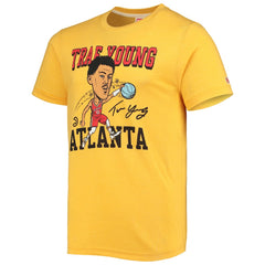 Trae Young Atlanta Hawks Homage Caricature Tri-Blend T-Shirt Discount