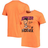 Devin Booker Phoenix Suns Homage Caricature Tri-Blend T-Shirt On Sale