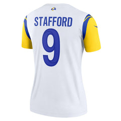 Los Angeles Rams Nike Matthew Stafford Women's Alternate Legend Player Performance Top