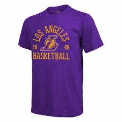 Los Angeles Lakers Majestic Threads Ball Hog Logo Tri-Blend T-Shirt Discount