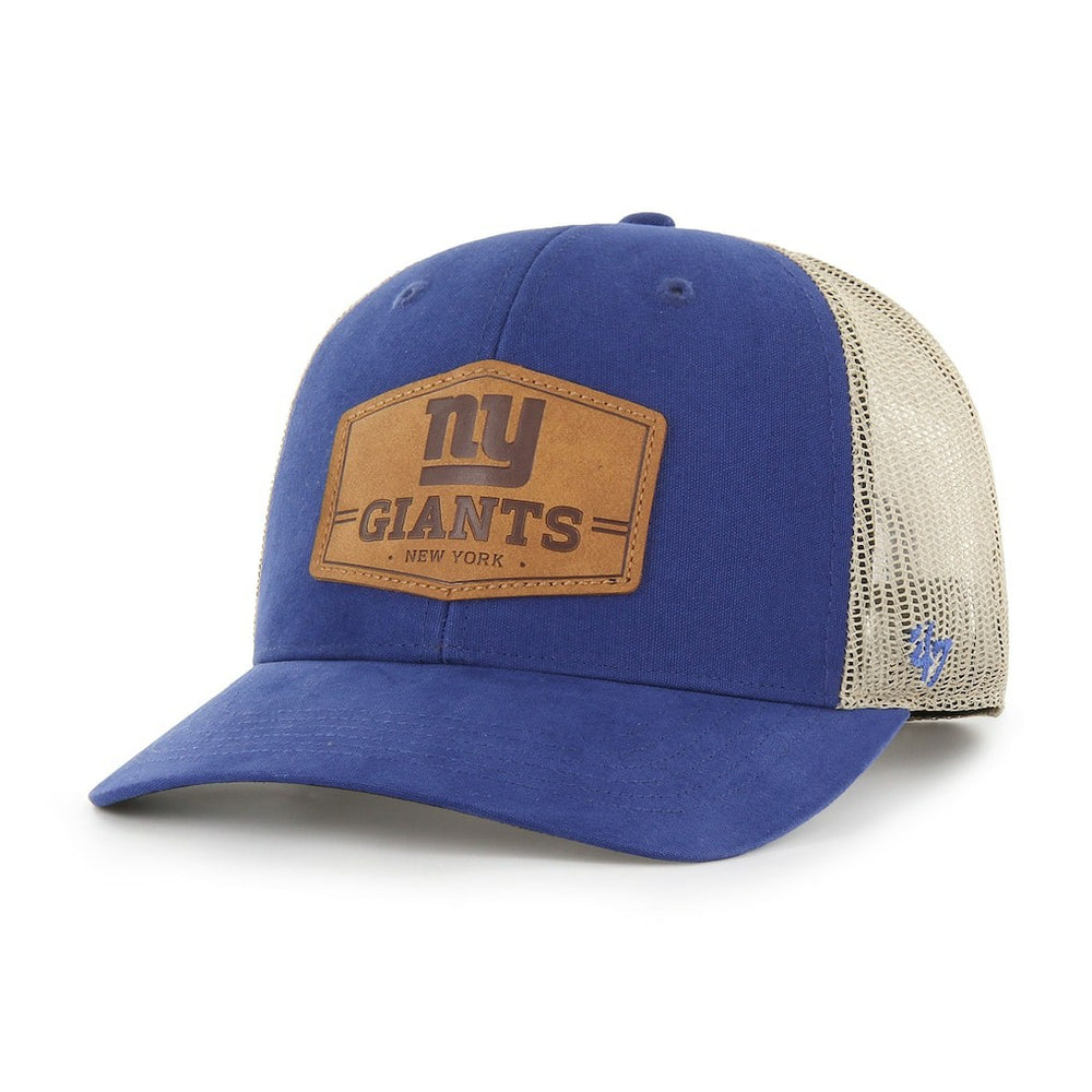 New York Giants 47 brand '47 Rawhide Trucker Adjustable Hat
