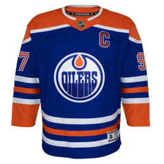 Connor McDavid Edmonton Oilers Youth Home Premier Player Jersey Outlet