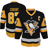 Sidney Crosby Pittsburgh Penguins Youth Captain Patch Home Replica Player Jersey On Sale