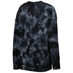 New Orleans Saints MSX by Michael Strahan Women's Bailey Tie-Dye Tri-Blend Pullover Sweatshirt