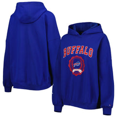 Buffalo Bills Tommy Hilfiger Women's Becca Drop Shoulder Pullover Hoodie