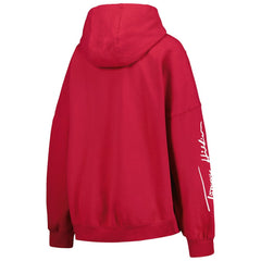 Arizona Cardinals Tommy Hilfiger Women's Becca Drop Shoulder Pullover Hoodie