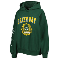Green Bay Packers Tommy Hilfiger Women's Becca Drop Shoulder Pullover Hoodie