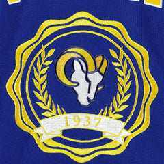 Los Angeles Rams Tommy Hilfiger Women's Becca Drop Shoulder Pullover Hoodie