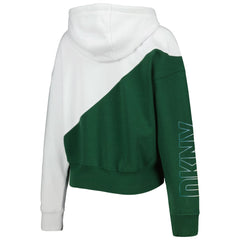 Green Bay Packers DKNY Sport Women's Bobbi Color Blocked Pullover Hoodie