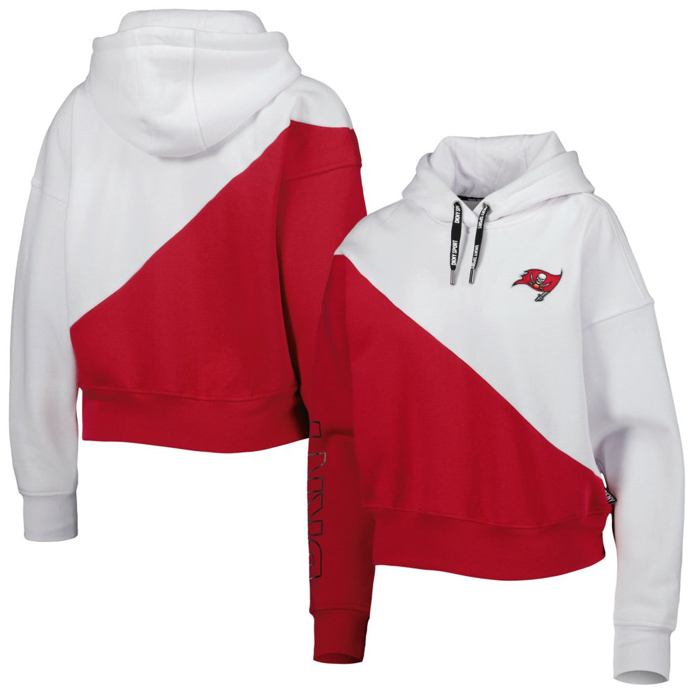 Tampa Bay Buccaneers DKNY Sport Women's Bobbi Color Blocked Pullover Hoodie