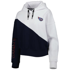 Tennessee Titans DKNY Sport Women's Bobbi Color Blocked Pullover Hoodie