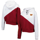 Washington Commanders DKNY Sport Women's Bobbi Color Blocked Pullover Hoodie