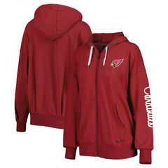 Arizona Cardinals MSX by Michael Strahan Women's Emerson Lightweight Full-Zip Hoodie