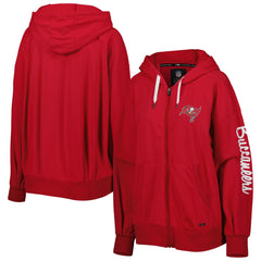 Tampa Bay Buccaneers MSX by Michael Strahan Women's Emerson Lightweight Full-Zip Hoodie