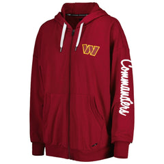 Washington Commanders MSX by Michael Strahan Women's Emerson Lightweight Full-Zip Hoodie