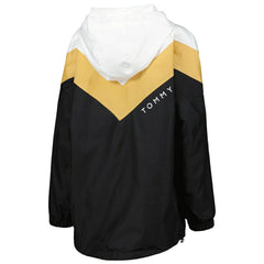 New Orleans Saints Tommy Hilfiger Women's Staci Half-Zip Hoodie Windbreaker Jacket