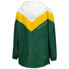Green Bay Packers Tommy Hilfiger Women's Staci Half-Zip Hoodie Windbreaker Jacket