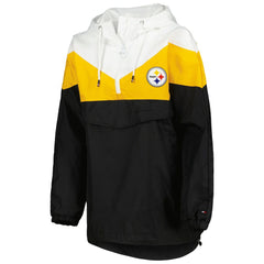 Pittsburgh Steelers Tommy Hilfiger Women's Staci Half-Zip Hoodie Windbreaker Jacket