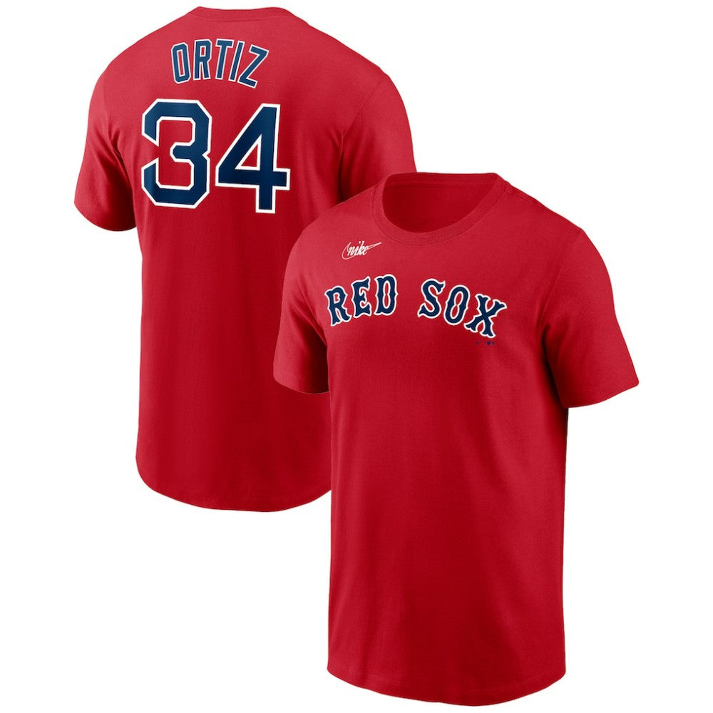 David Ortiz Boston Red Sox Nike Name & Number T-Shirt | MLB For sale