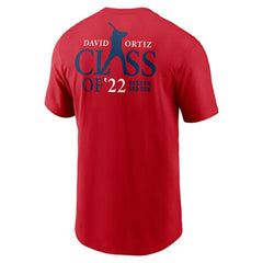 David Ortiz Boston Red Sox Nike 2022 Hall of Fame Essential T-Shirt | MLB New