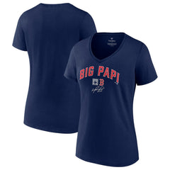 David Ortiz Boston Red Sox Fanatics Women's Big Papi Graphic V-Neck T-Shirt | MLB On Sale